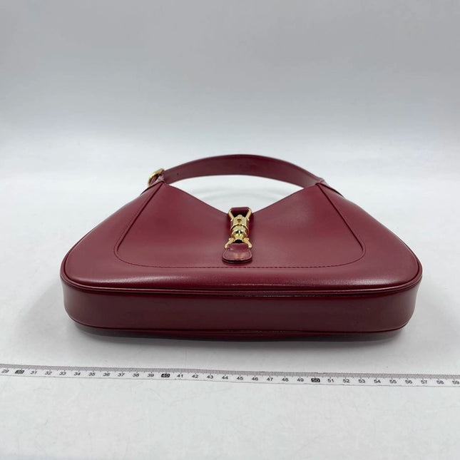 Sold Gucci Jackie 1961 Red Leather Bag Small with Adjustable Strap
