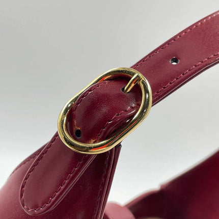 Sold Gucci Jackie 1961 Red Leather Bag Small with Adjustable Strap