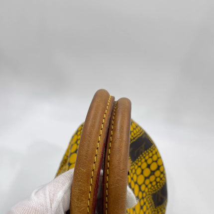 Louis Vuitton x Yayoi Kusama Limited Edition Speedy 30 Yellow Top Handle Bag