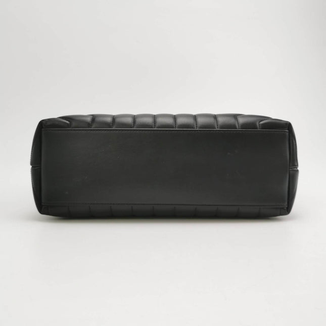 Sold Saint Laurent Medium So Black Calfskin Leather Bag with Black Hardware