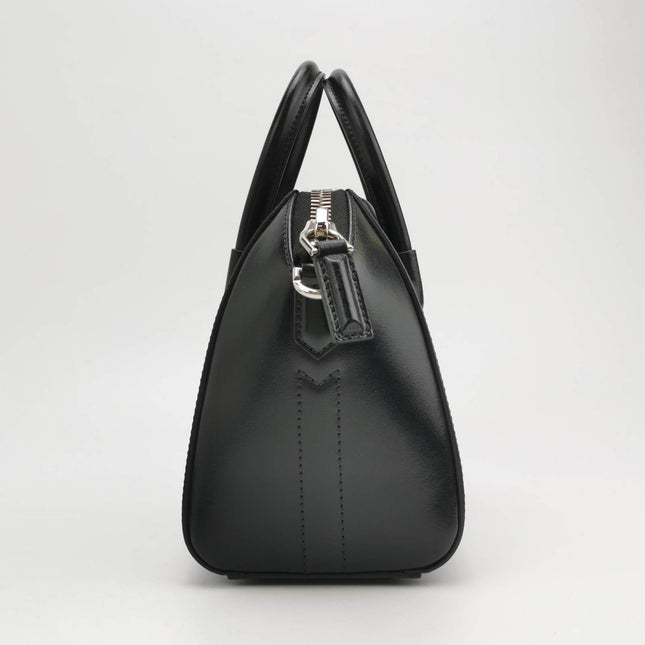 Sold Givenchy Antigona Mini Black Shiny Leather Top Handle bag with Strap