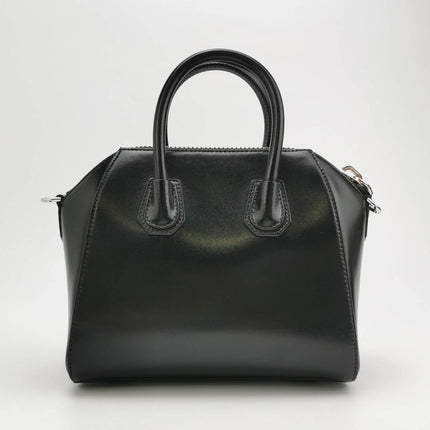 Sold Givenchy Antigona Mini Black Shiny Leather Top Handle bag with Strap