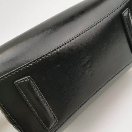 Sold Givenchy Antigona Mini Black Shiny Leather Top Handle bag with Strap