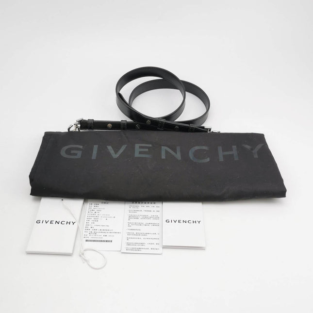 Sold Givenchy Antigona Mini Black Shiny Leather Top Handle bag with Strap