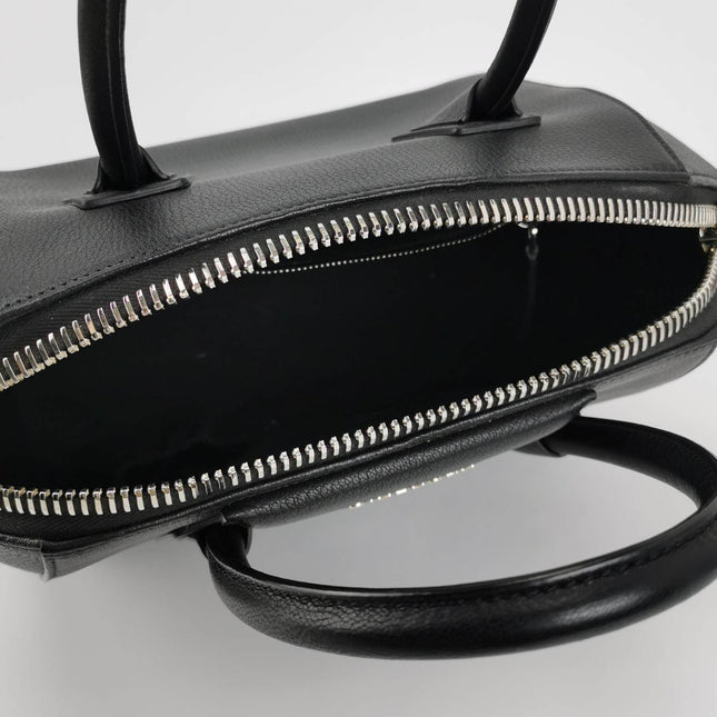 Sold Givenchy Antigona Small Black Calfskin Leather Top Handle bag with Strap