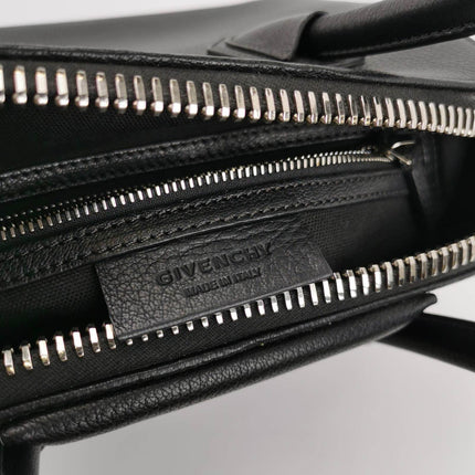 Sold Givenchy Antigona Small Black Calfskin Leather Top Handle bag with Strap