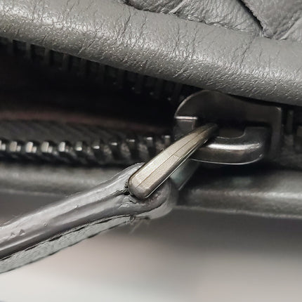 Bottega Veneta Veneta Hobo Dark Grey Leather Bag Maxi 55cm