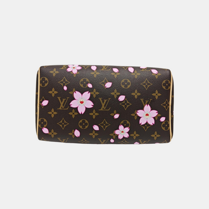 Louis Vuitton x Takashi Murakami Speedy 25 Cherry Blossoms on Monogram Crossbody Bag