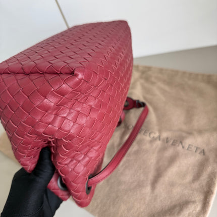 Bottega Veneta Garda Tote Burgundy Intrecciato Leather Medium 25cm