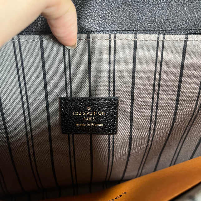 Sold Louis Vuitton Pochette Métis Monogram Empreinte Leather Black