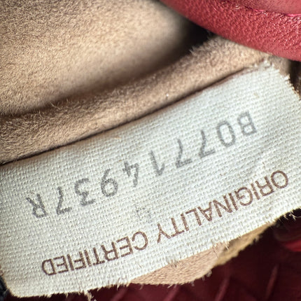 Bottega Veneta Garda Tote Burgundy Intrecciato Leather Medium 25cm