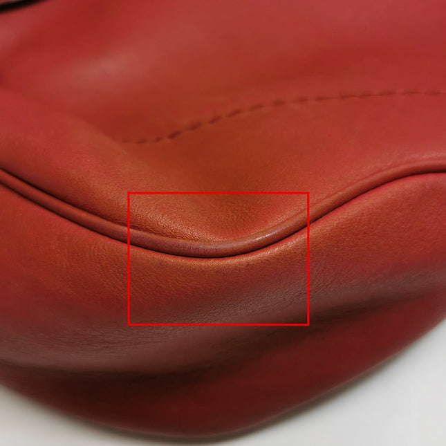 Gucci Jackie Soft Medium Leather Bag Burgundy Red Gold Piston Lock