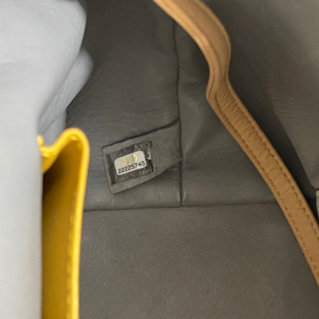 Chanel Deauville Tote Wild Stitch Beige Leather Silver Hardware