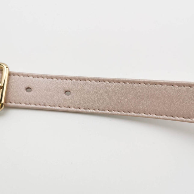 Sold Lady Dior Medium Handbag Pearlescent Pink Cannage Leather Gold Hardware