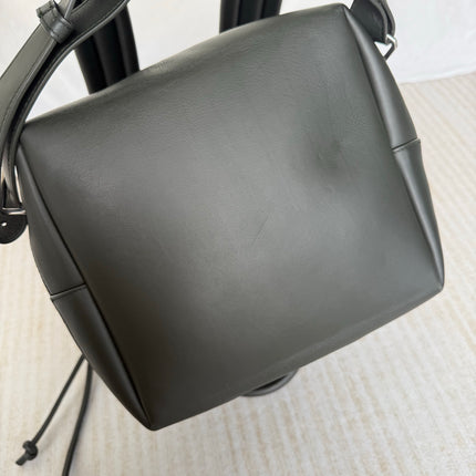 Bottega Veneta Backpack Dark Green Intrecciato Leather