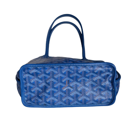 Goyard Anjou Mini Tote 2017 Blue leather