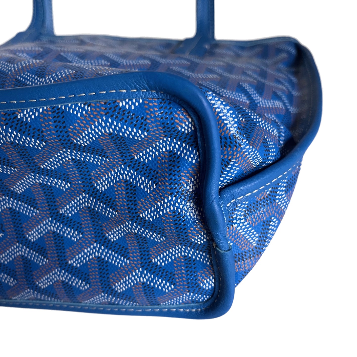 Goyard Anjou Mini Tote 2017 Blue leather