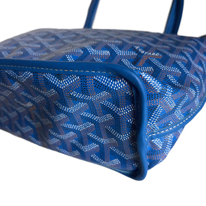 Goyard Anjou Mini Tote 2017 Blue leather