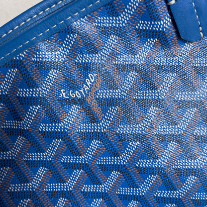 Goyard Anjou Mini Tote 2017 Blue leather