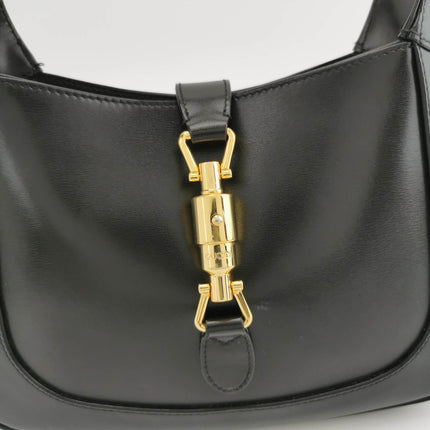 Sold Gucci Jackie 1961 Black Leather Bag with Adjustable Strap