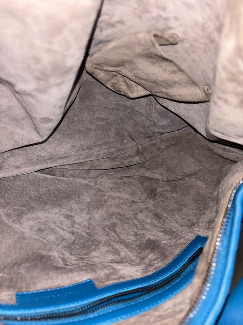 Bottega Veneta Belly Hobo Intrecciato Blue Navy Leather Maxi 50cm