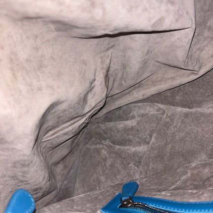 Bottega Veneta Belly Hobo Intrecciato Blue Navy Leather Maxi 50cm