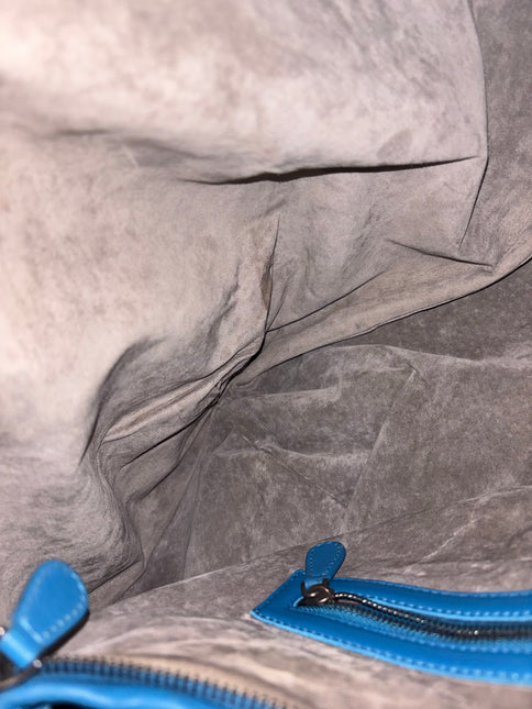 Bottega Veneta Belly Hobo Intrecciato Blue Navy Leather Maxi 50cm