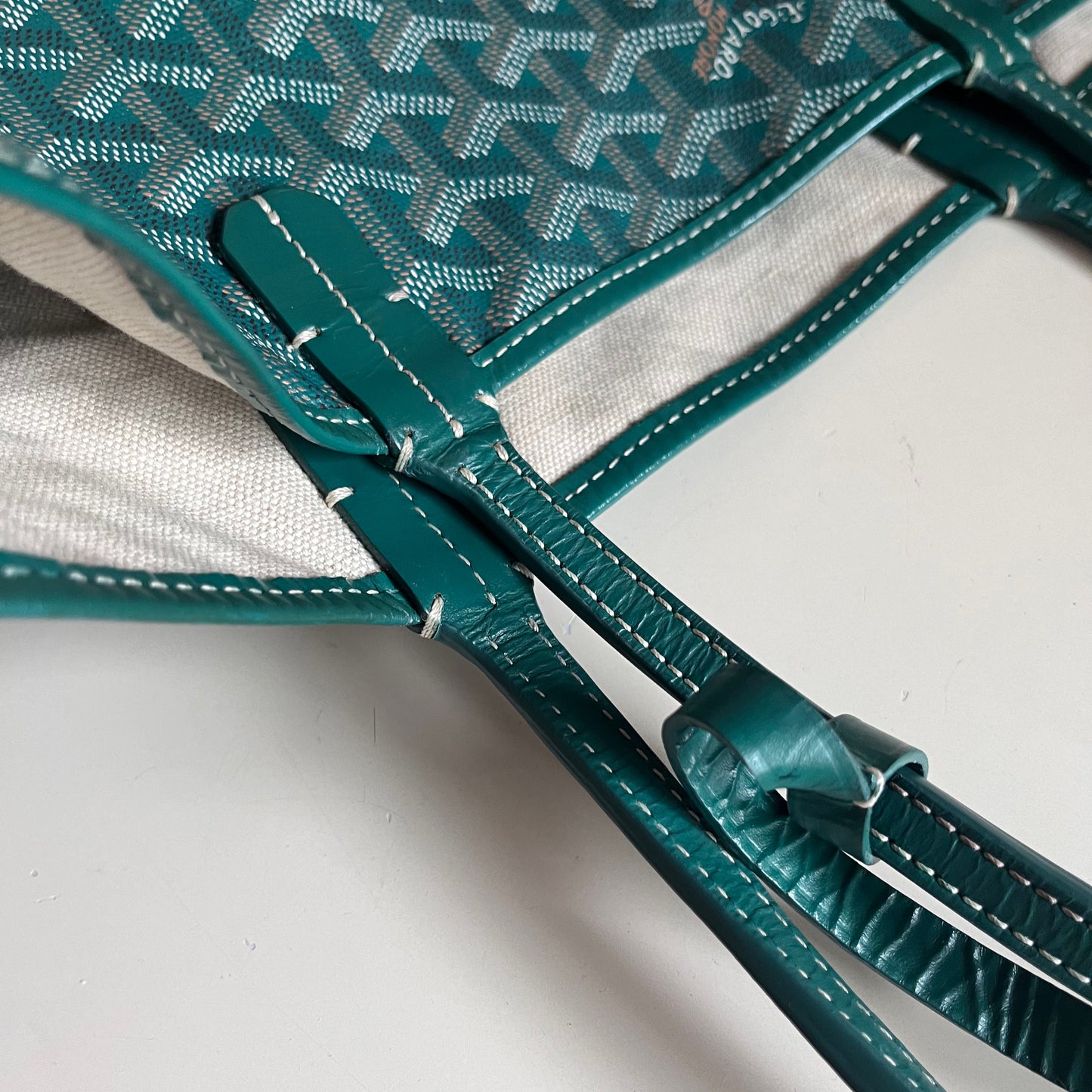 Sold Goyard Saint Louis Tote 2013 PM Medium Green