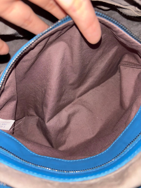 Bottega Veneta Belly Hobo Intrecciato Blue Navy Leather Maxi 50cm