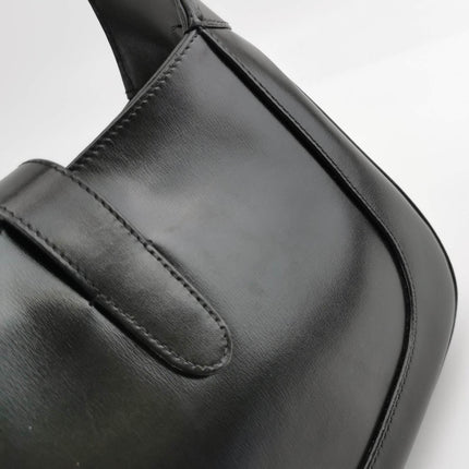 Sold Gucci Jackie 1961 Black Leather Bag with Adjustable Strap