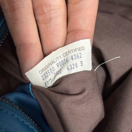 Bottega Veneta Belly Hobo Intrecciato Blue Navy Leather Maxi 50cm