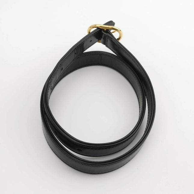 Sold Gucci Jackie 1961 Black Leather Bag with Adjustable Strap
