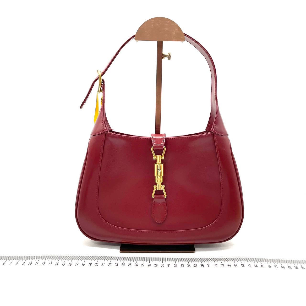 Gucci Jackie 1961 Red Leather Bag Small with Adjustable Strap