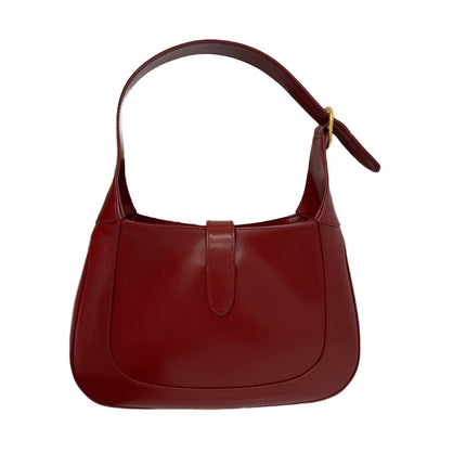 Sold Gucci Jackie 1961 Ancora Red Leather Bag Small with Adjustable Strap