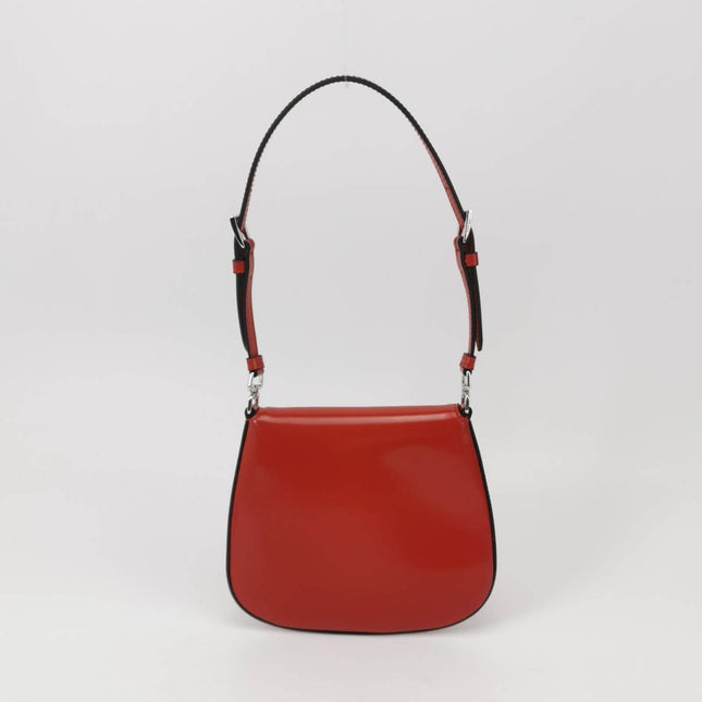 Sold Prada Cleo Flap Red Leather Mini Shoulder bag