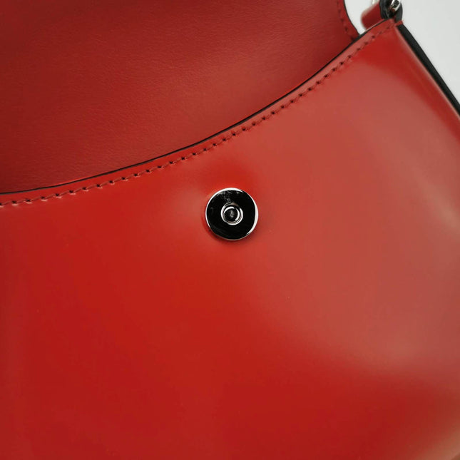 Sold Prada Cleo Flap Red Leather Mini Shoulder bag