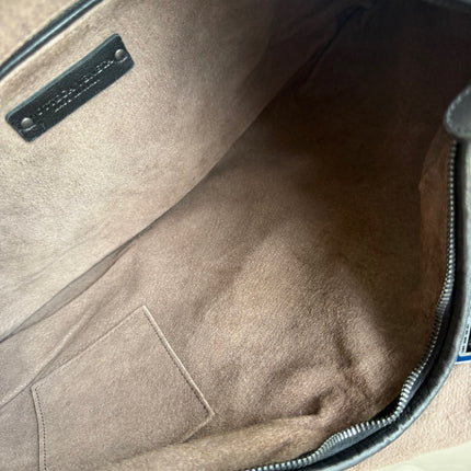 Bottega Veneta Veneta Intrecciato Hobo Bag Large Black Lambskin leather 48cm