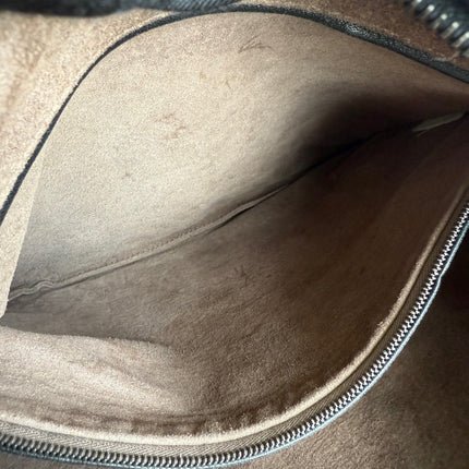 Bottega Veneta Veneta Intrecciato Hobo Bag Large Black Lambskin leather 48cm