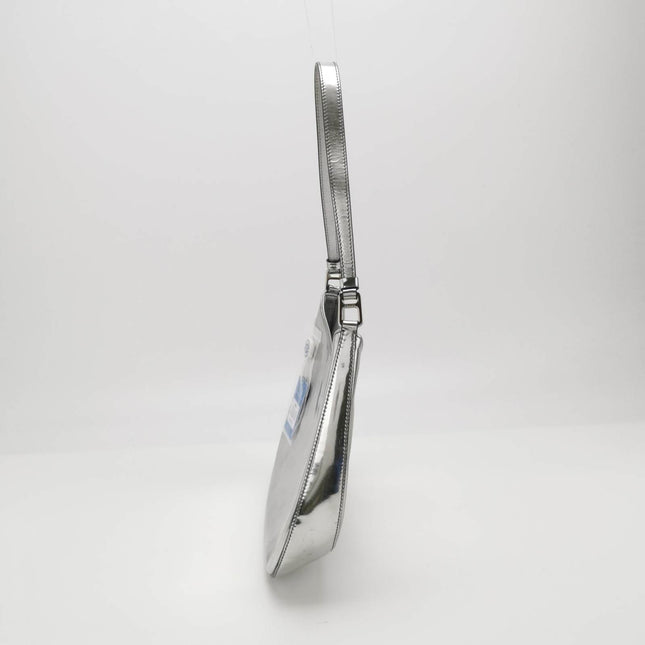 Sold Prada Cleo Silver leather shoulder bag