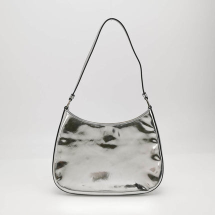 Sold Prada Cleo Silver leather shoulder bag