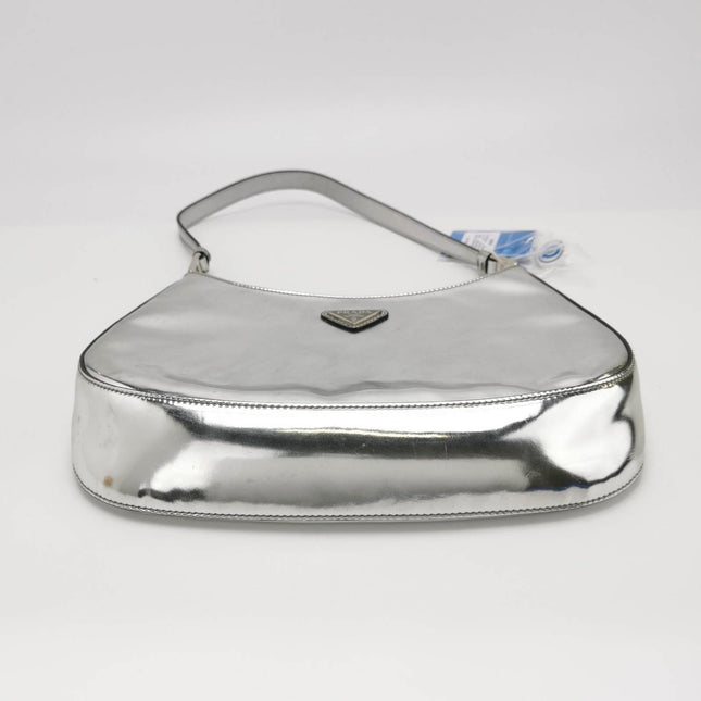 Sold Prada Cleo Silver leather shoulder bag