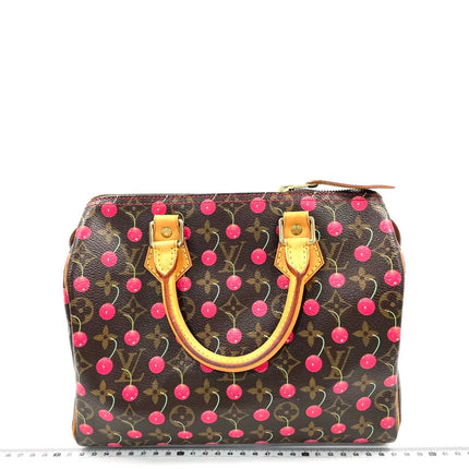 Sac bandoulière Louis Vuitton x Takashi Murakami Speedy 25 Cerises en Monogram