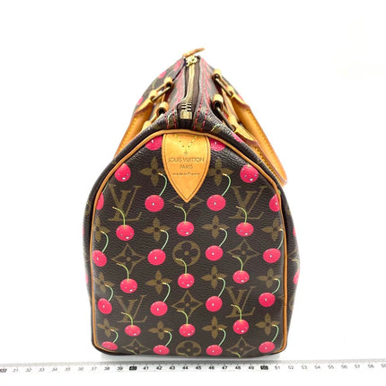 Sac bandoulière Louis Vuitton x Takashi Murakami Speedy 25 Cerises en Monogram