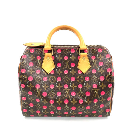 Sac bandoulière Louis Vuitton x Takashi Murakami Speedy 25 Cerises en Monogram