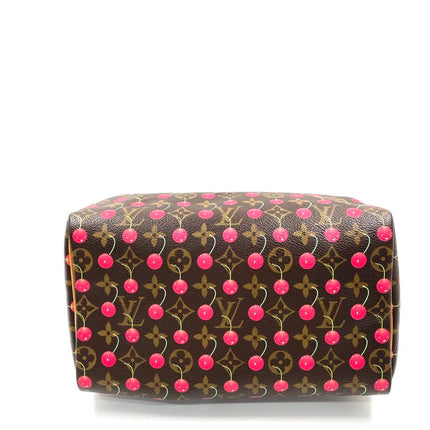 Sac bandoulière Louis Vuitton x Takashi Murakami Speedy 25 Cerises en Monogram