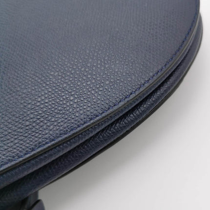 Sold Dior Saddle Navy Medium Grained Leather Handbag