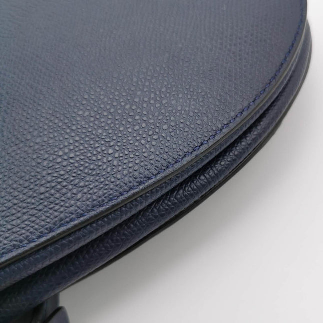 Sold Dior Saddle Navy Medium Grained Leather Handbag