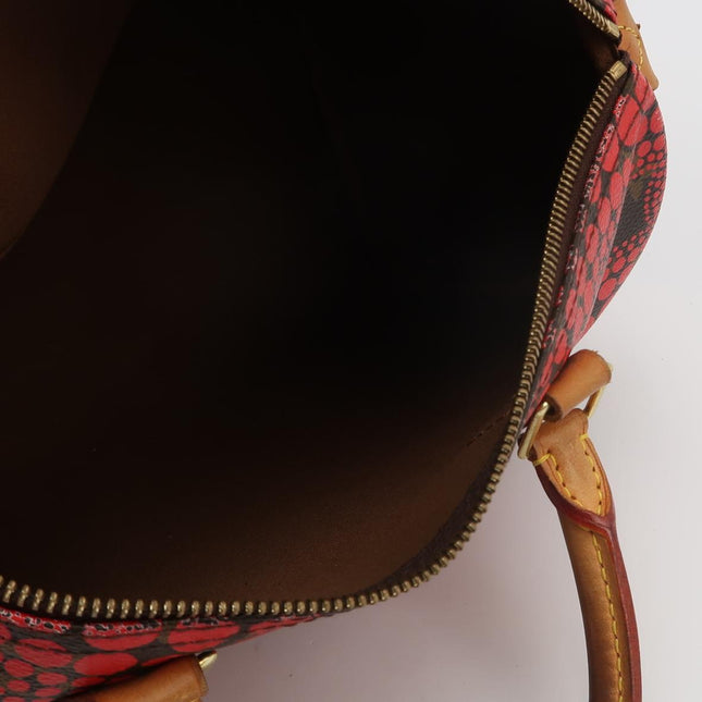 Louis Vuitton x Yayoi Kusama Limited Edition Speedy 30 Red Top Handle Bag