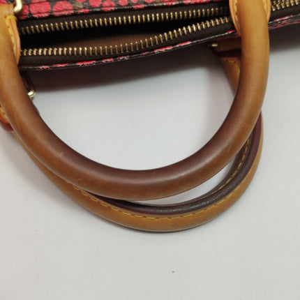 Louis Vuitton x Yayoi Kusama Limited Edition Speedy 30 Red Top Handle Bag