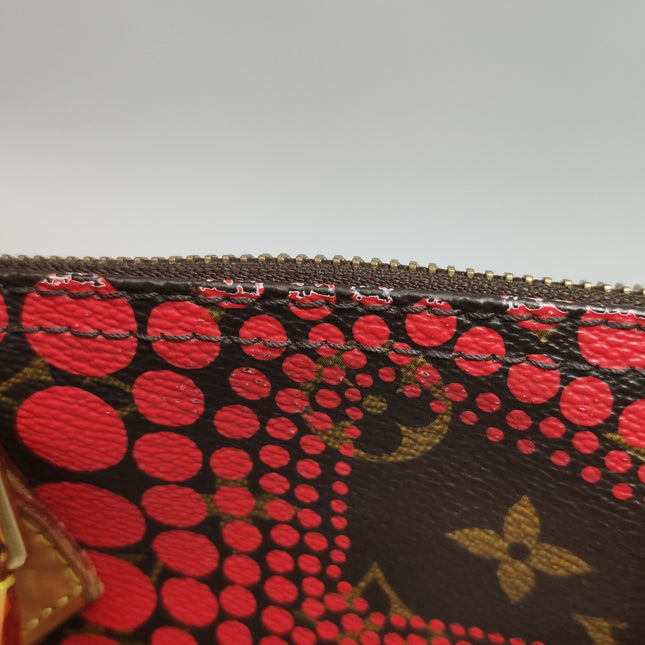 Louis Vuitton x Yayoi Kusama Limited Edition Speedy 30 Red Top Handle Bag